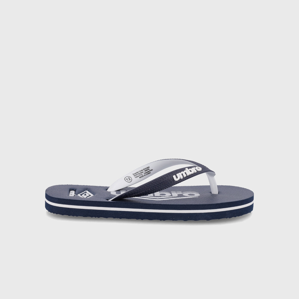 Umbro Kids Split Chevron Thong Sandals Navy