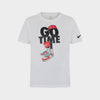 Nike Youth Go Time Capmando Peak Cap White