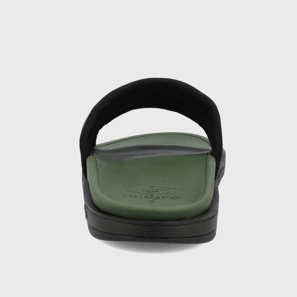 Umbro Mens Dual Density Slides Green