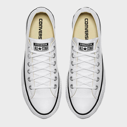 CONVERSE WOMENS Chuck Taylor All Star Lift plaform sneakers WHITE