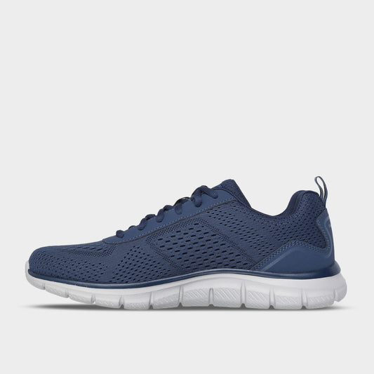 Skechers Mens Track Sneakers Blue