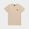 Code Mens Rib Crew Neck Tee Beige