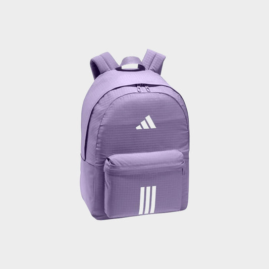 Adidas Unisex Essential 3 Bars Backpack Purple