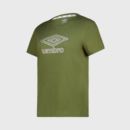 Umbro Womens Ditsy Tee Green