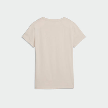 Puma Womens Essential Centered Cat Logo Tee Grey