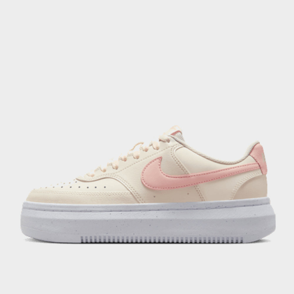 Nike Womens Court Vision Alta Sneakers Beige