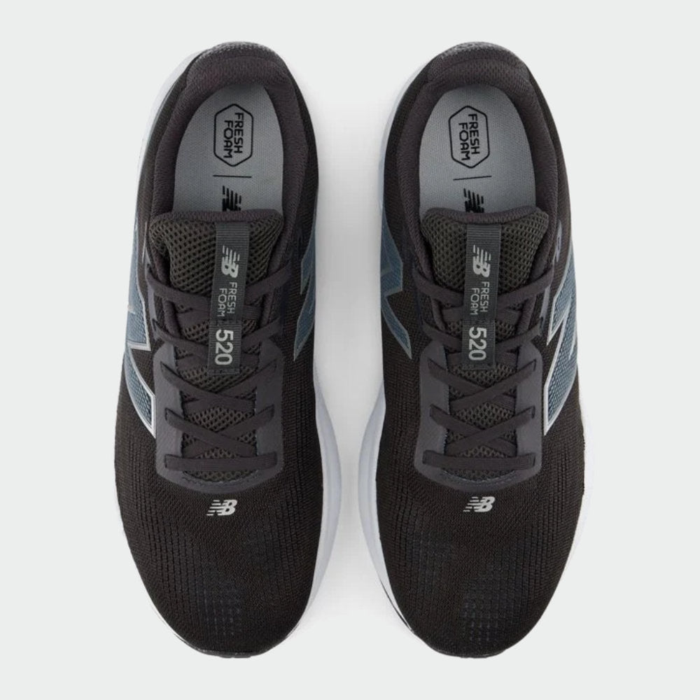 New Balance Mens Fresh Foam 520 V9 Running Shoes Black