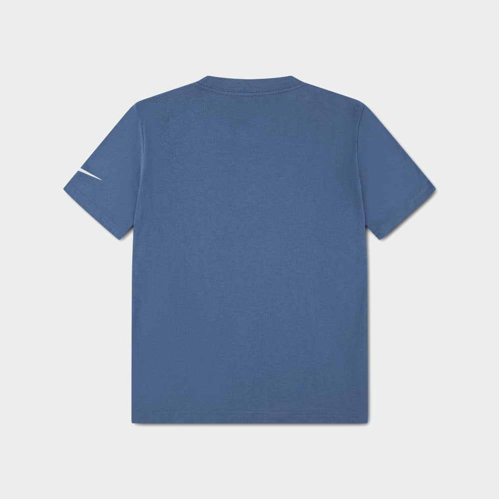 Nike Youth Pop Mesh Graphic Tee Blue