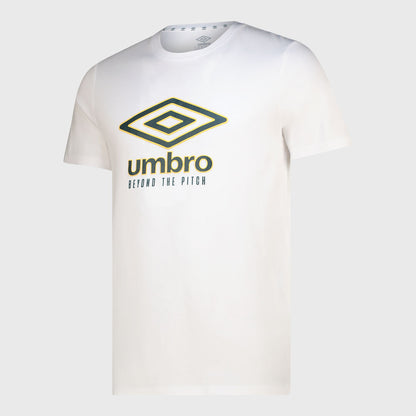 Umbro MENS Short Sleeve Regular Crew Tee White