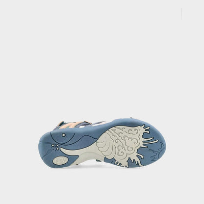 Hi-Tec Girls Savanna Sandals Blue-Pink