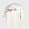 Umbro Womens Soccer Print Boxy Tee Beige