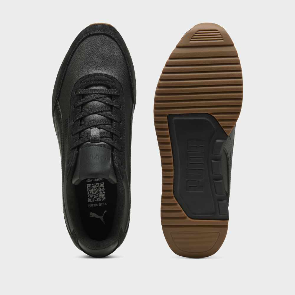 Puma Mens R78 Lightwind Sneakers Black
