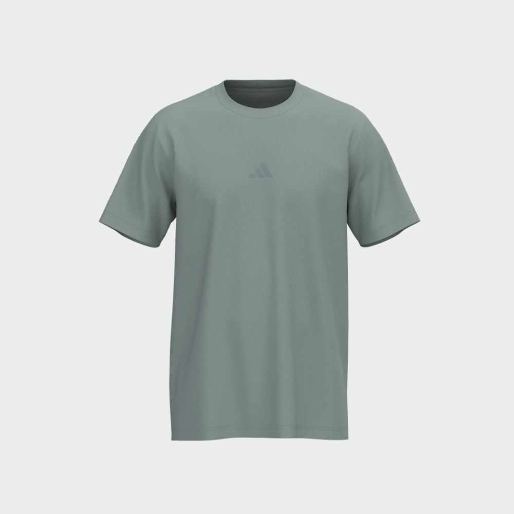 Adidas Mens Small Logo Tee Green