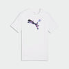 Puma Womens Graphics Floral Cat Tee White