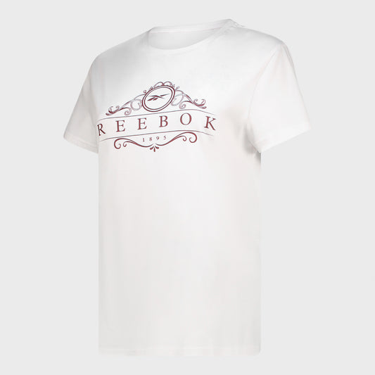 Reebok Womens Nostalgia Boxy Tee White