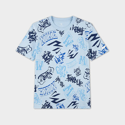 Nike Mens RWB Graffiti Tag Tee Blue