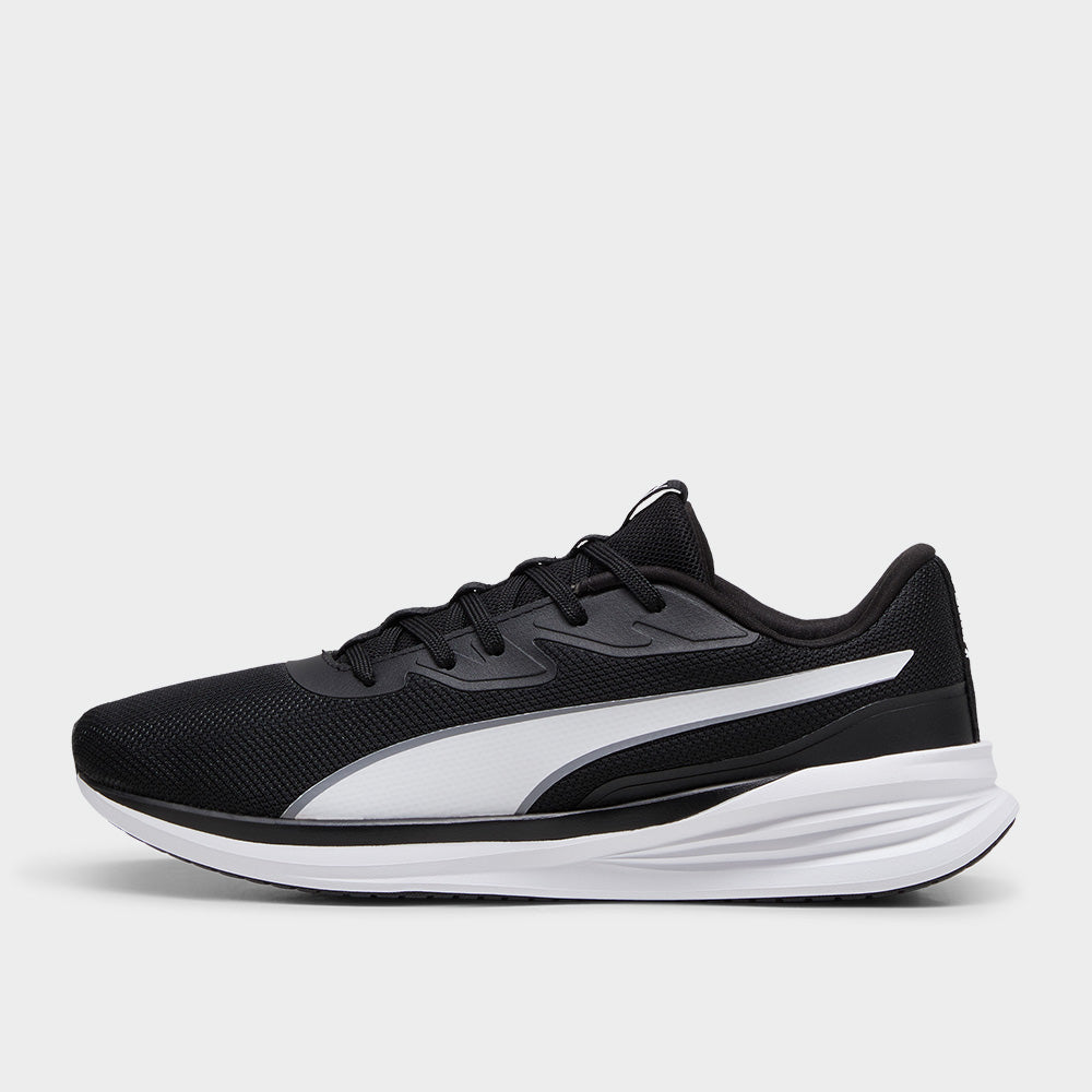 Puma Mens Night Runner V3 Running Shoes Black