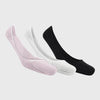 Sox Unisex 3 Pack Invisible Socks Multi