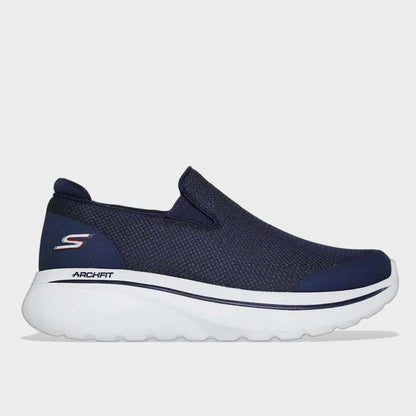 Skechers Mens Go Walk Arch Fit N Joy Sneakers Blue