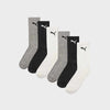 Puma 6-Pack Cat Logo Tennis Sock Black