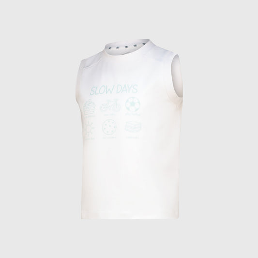 Umbro Girls Halfback Tank White