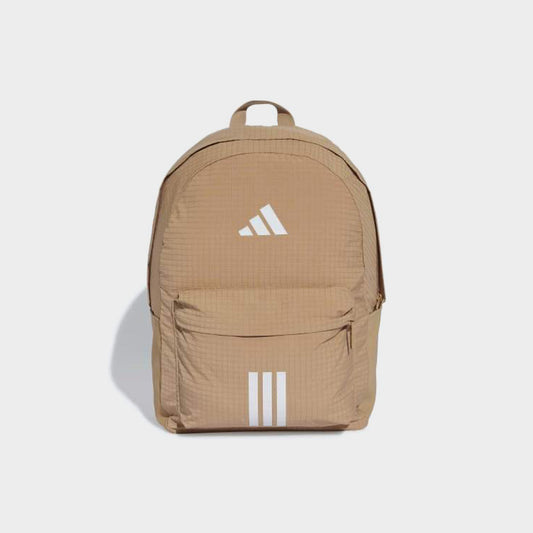 Adidas Unisex Essential 3 Bars Backpack Brown
