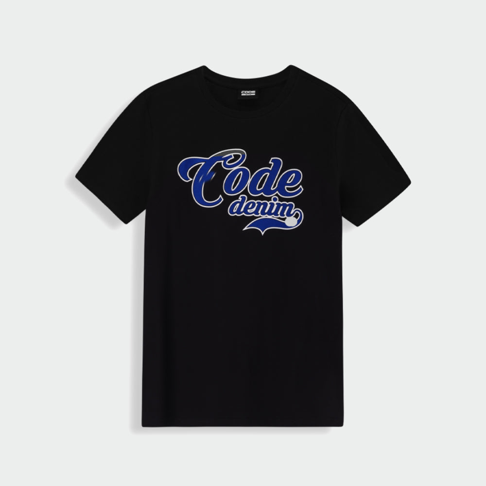 Code Mens Graphic Tee Black