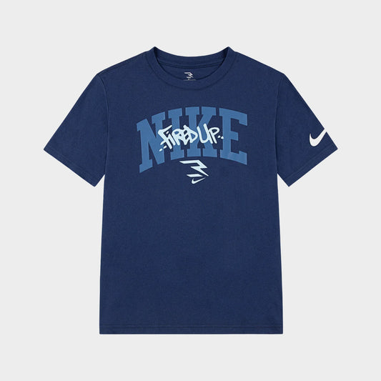 Nike Youth Graffiti Tag Lockup Tee Blue
