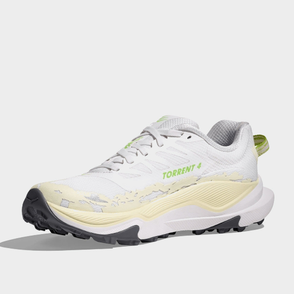 Hoka Womens Torrent 4 Trail Running Shoes White