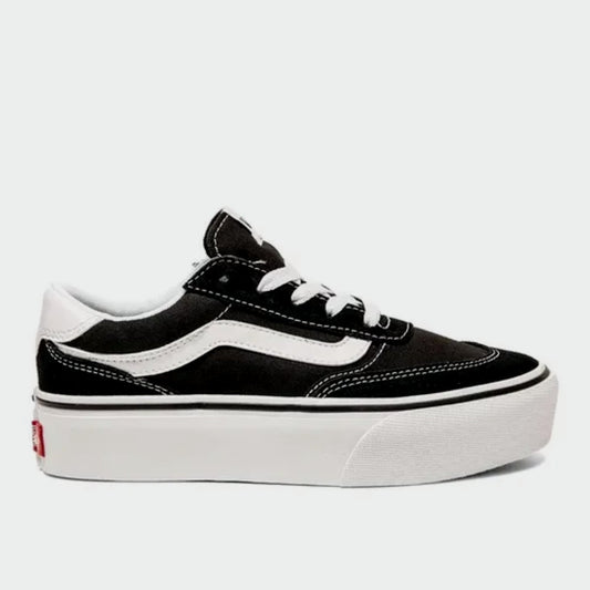 Vans Womens Brooklyn LS Platform Sneakers Black
