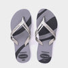 Havaianas Womens Elegance Print Thong Sandals Grey