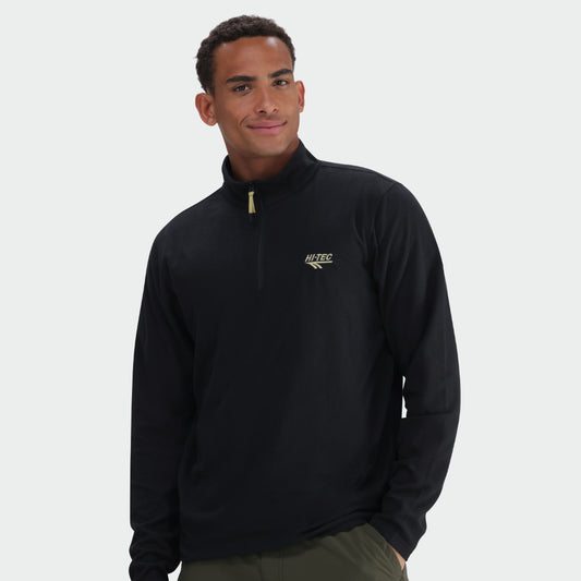 HI-TEC MENS Mens Tech Quater Zip BLUE