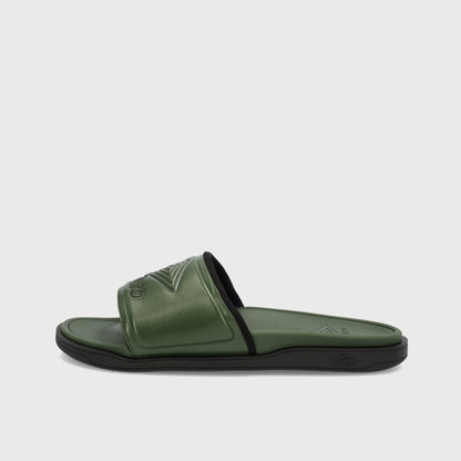 Umbro Mens Dual Density Slides Green