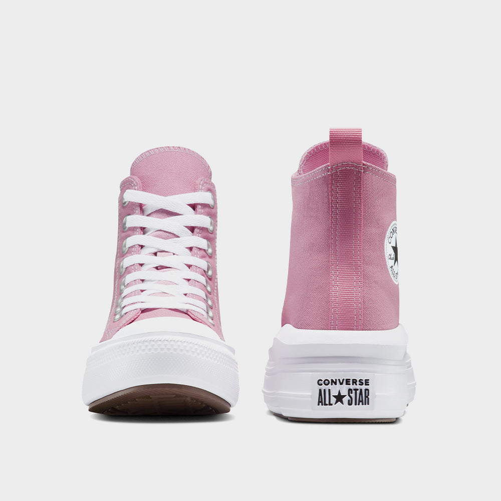 Converse Youth All Star Move Platform High Top Sneakers Pink