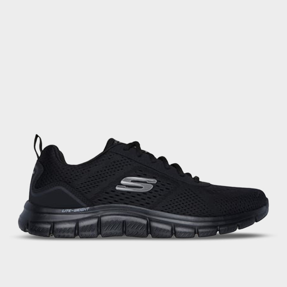 Skechers Mens Track Sneakers Black