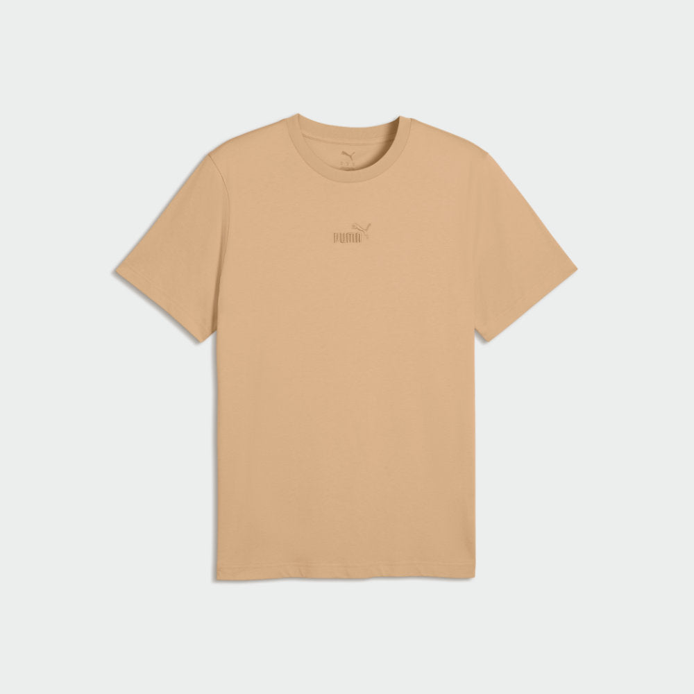 Puma Mens Essential Small No1 Logo Centered Tee Brown