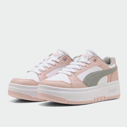 Puma Womens Rebond Femme Low Sneakers Pink