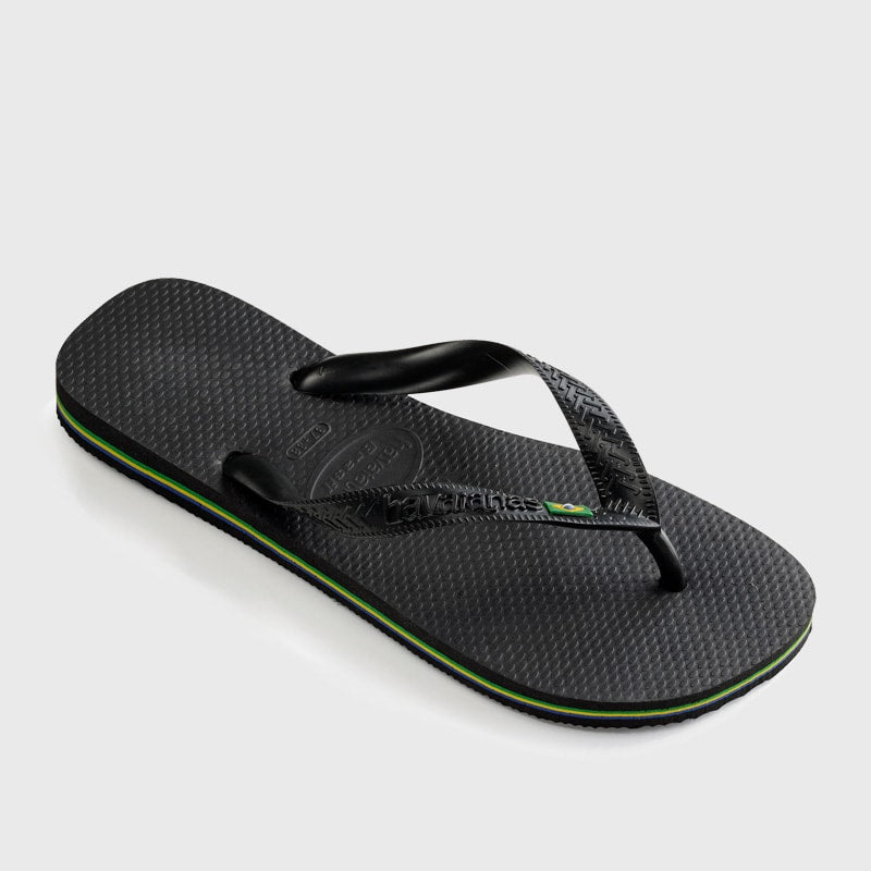 Havaianas Unisex Brazil Thong Sandals Black