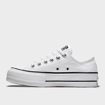 CONVERSE WOMENS Chuck Taylor All Star Lift plaform sneakers WHITE