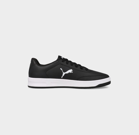 PUMA MENS Court Classic Clean Cat Sneakers BLACK