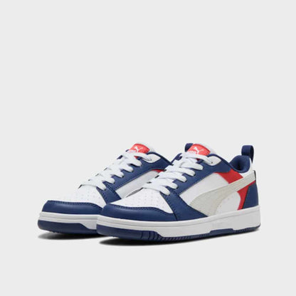Puma Mens Rebound V6 Low Sneakers White