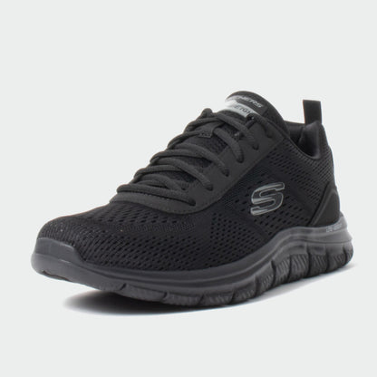 Skechers Mens Track Sneakers Black
