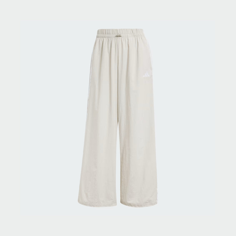 Adidas Womens 3 Stripe Woven Pants Beige