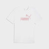 Puma Mens Graphic No. 1 Logo Tee White