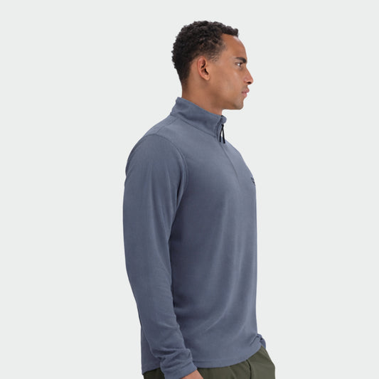 HI-TEC MENS Mens Tech Quater Zip GREY