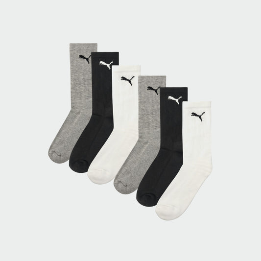 PUMA 3 Pack Cat logo Tennie Socks WHITE