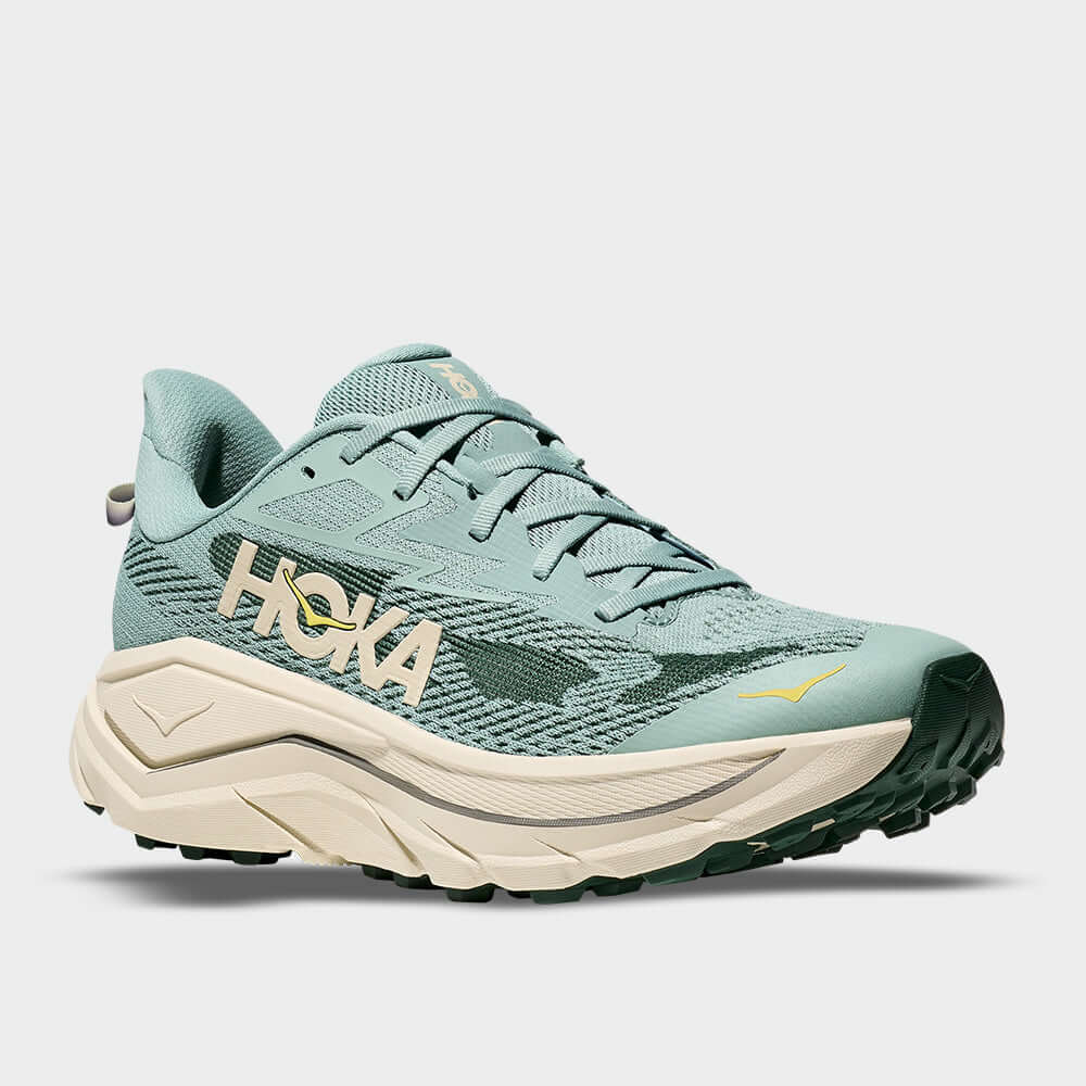 Hoka Mens Challenger 8 Trail Running Shoes Grey