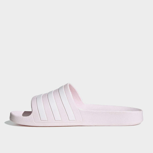 Adidas Womens Adilette Aqua Slides Pink