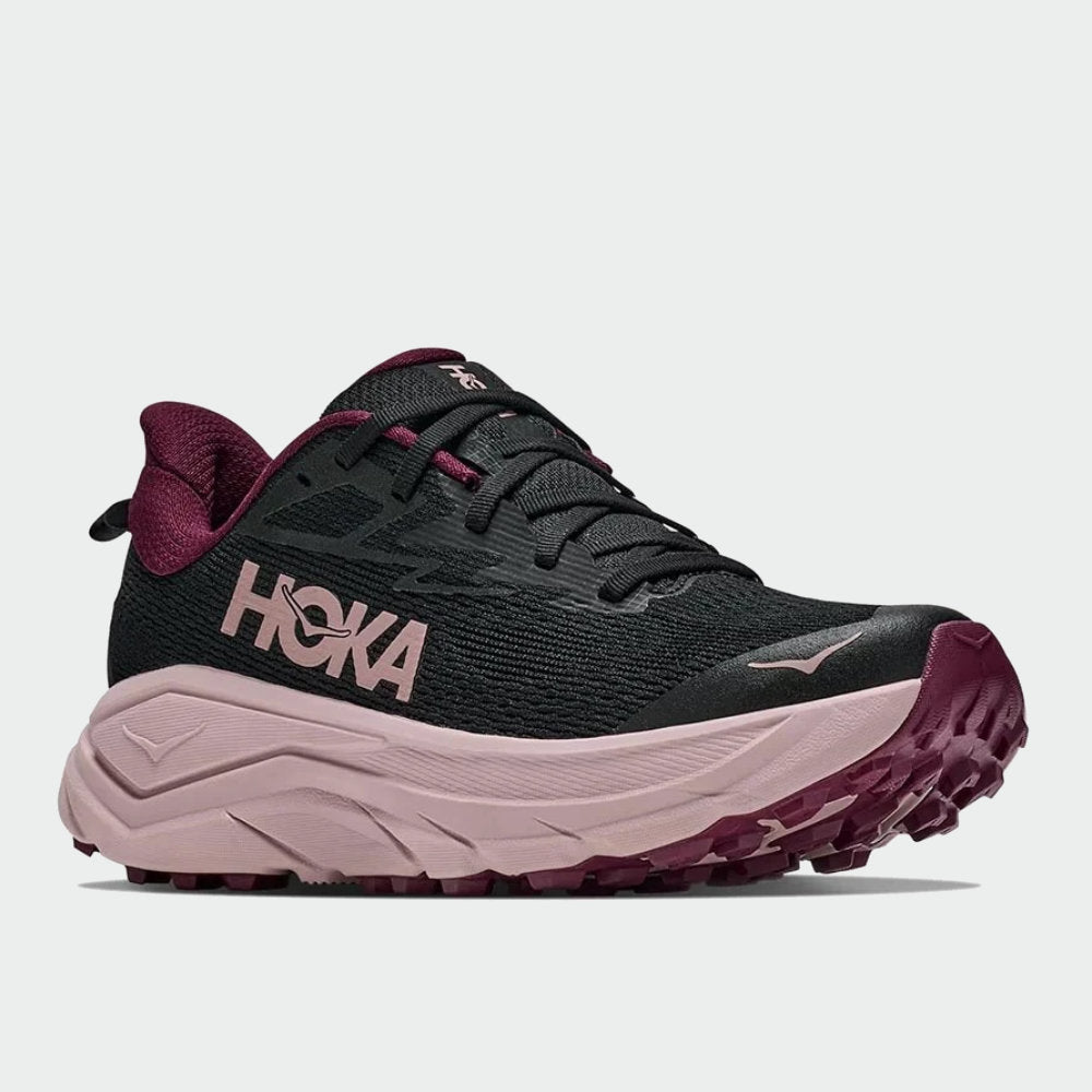 Hoka Womens Challenger 8 Trail Running Shoes Black