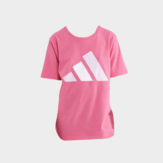 Adidas Girls Big Logo Tee Pink